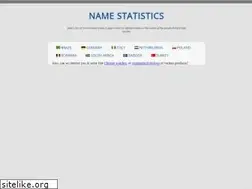 Sites similar to name-statistics.org