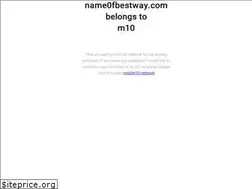 Sites similar to name0fbestway.com