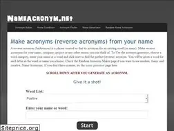 Sites similar to nameacronym.net