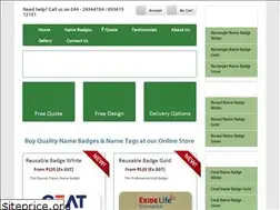 Sites similar to namebadgesindia.in
