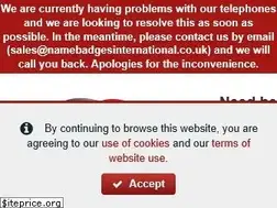 Sites similar to namebadgesinternational.co.uk