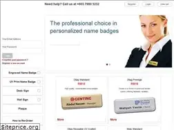 Sites similar to namebadgesinternational.com.my