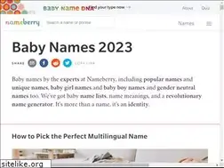 Sites similar to nameberry.com