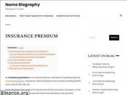 Sites similar to namebiography.com