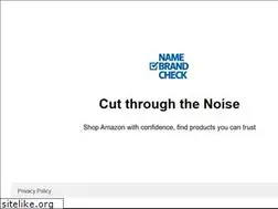 Sites similar to namebrandcheck.com