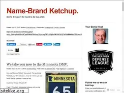 Sites similar to namebrandketchup.com