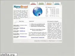 Sites similar to namebreed.com
