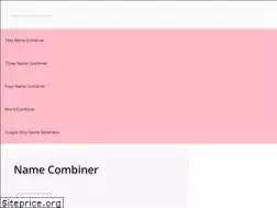 Sites similar to namecombiner.info
