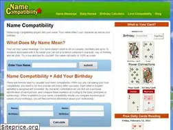 Sites similar to namecompatibility.org