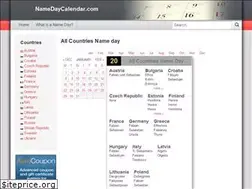 Sites similar to namedaycalendar.com
