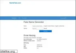 Sites similar to namefake.com