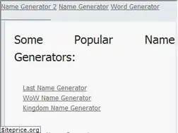 Sites similar to namegenerator.biz