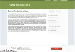 Sites similar to namegenerator2.com