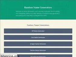 Sites similar to namegenerators.glitch.me