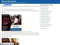 Sites similar to namegenerators.org