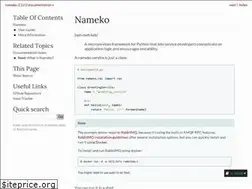 Sites similar to nameko.readthedocs.io