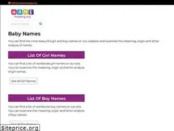 Sites similar to namemeaning.org