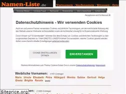 Sites similar to namen-liste.de