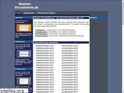 Sites similar to namen-verzeichnis.de