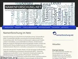 Sites similar to namenforschung.net