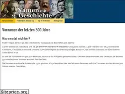 Sites similar to namenmitgeschichte.de