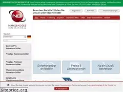 Sites similar to namensschilder-nbi.de