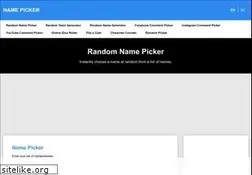 Sites similar to namepicker.net