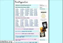 Sites similar to nameplayground.com