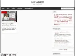Sites similar to namesake-expert.blogspot.com