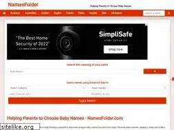 Sites similar to namesfolder.com
