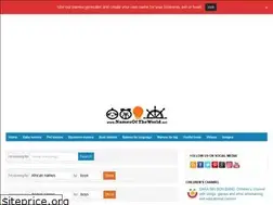 Sites similar to namesoftheworld.net
