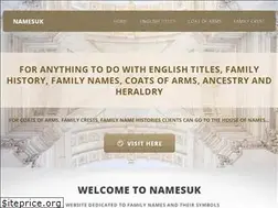 Sites similar to namesuk.com