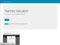 Sites similar to namesvaluator.com