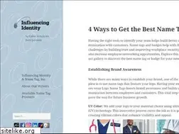 Sites similar to nametagexperience.com