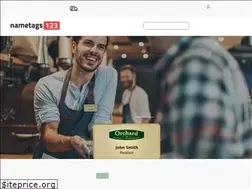 Sites similar to nametags123.com
