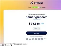 Sites similar to nametyper.com