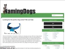 Sites similar to namingdogs.com