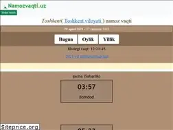 Sites similar to namozvaqti.uz