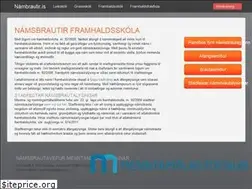 Sites similar to namskra.is