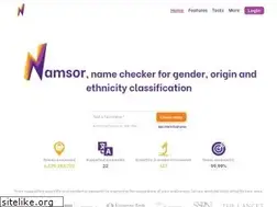 Sites similar to namsor.com