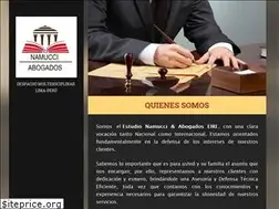 Sites similar to namucciabogados.com