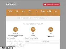 Sites similar to nanana.fr