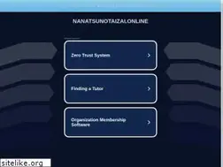 Sites similar to nanatsunotaizai.online