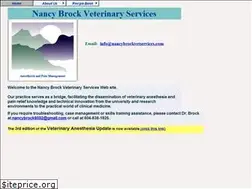 Sites similar to nancybrockvetservices.com