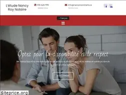 Sites similar to nancyroynotaire.ca