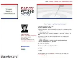 Sites similar to nancywritescopy.com