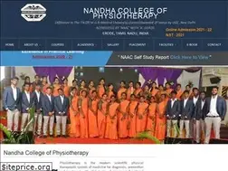 Sites similar to nandhaphysio.org