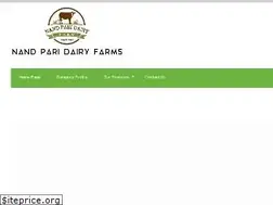 Sites similar to nandparidairyfarms.com
