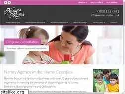 Sites similar to nannies-matter.co.uk