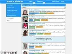 Sites similar to nannies.msk.ru